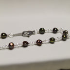 Plated Pearl Link Bracelet