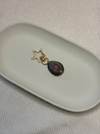 Gold Cowrie Shell Keychain