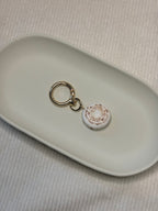 Gold Puka Shell Keychain