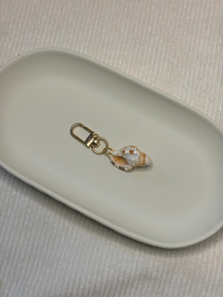 Gold Triton Shell Keychain