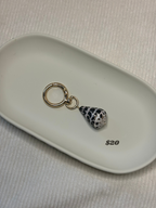 Gold Cone Shell Keychain
