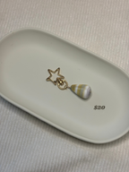Gold Cone Shell Keychain