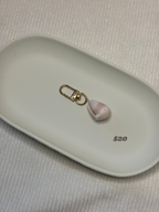 Gold Cone Shell Keychain