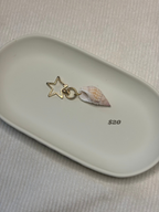 Gold Auger Shell Keychain