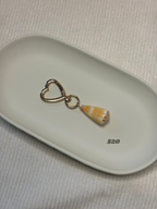 Gold Cone Shell Keychain