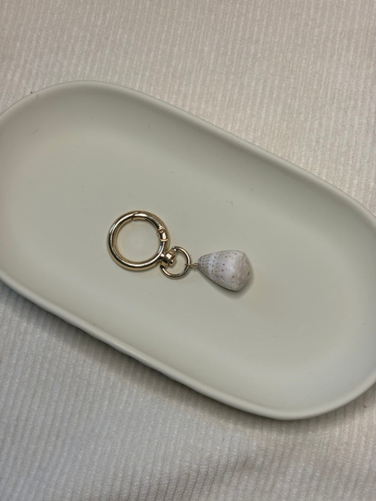 Gold Cone Shell Keychain