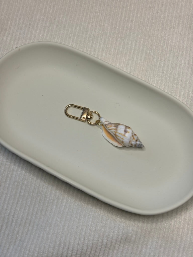 Gold Triton Shell Keychain