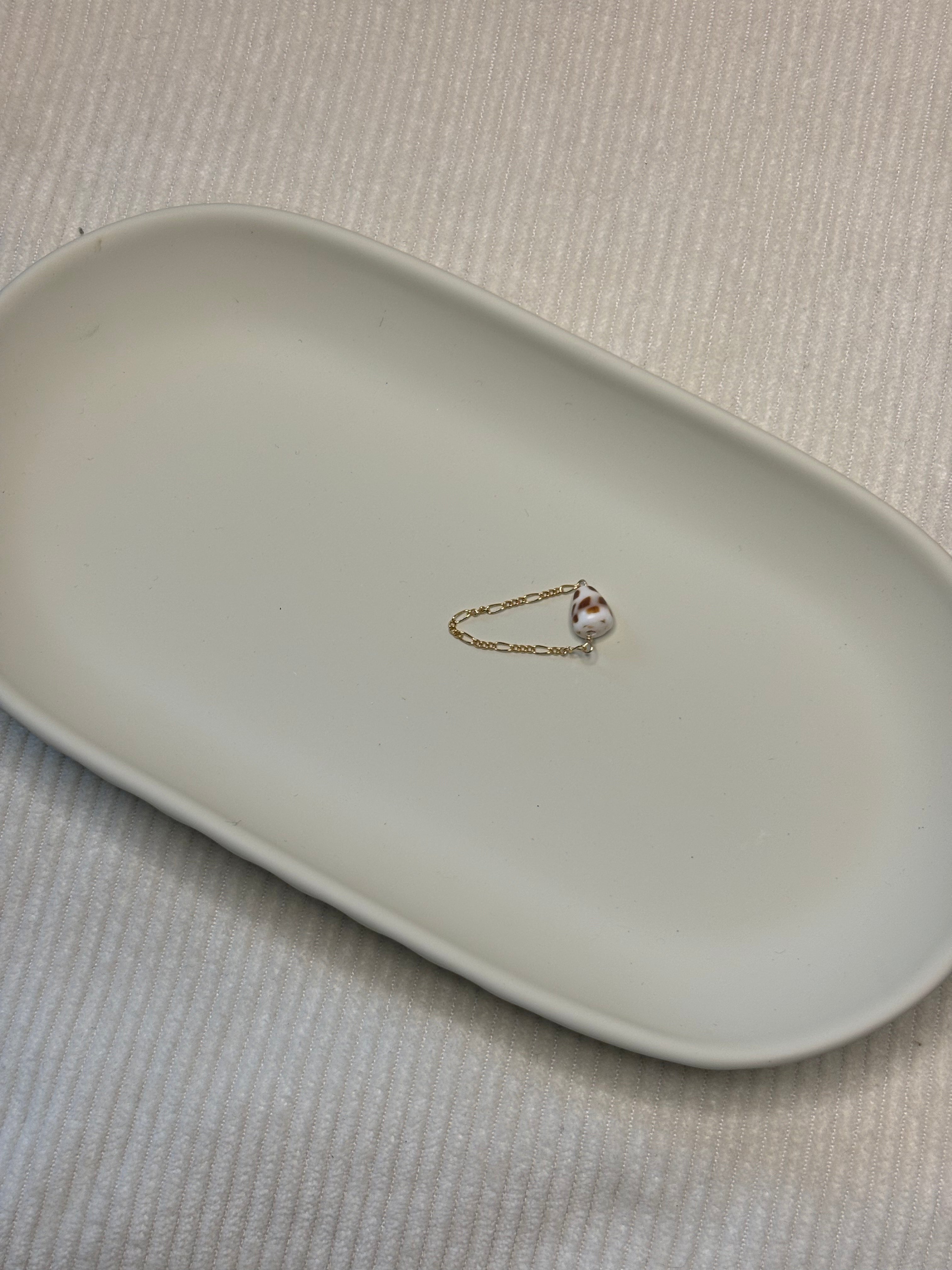 Gold-Filled Cone Shell Chain Ring