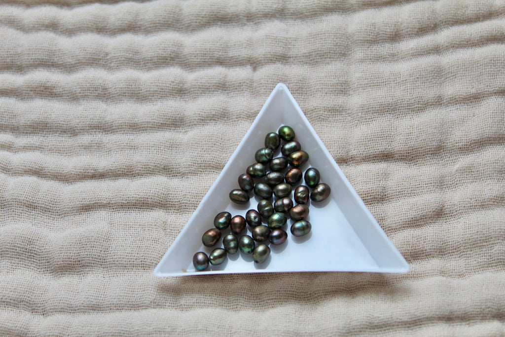 Gold Plated Pearl Link Chain Bracelet