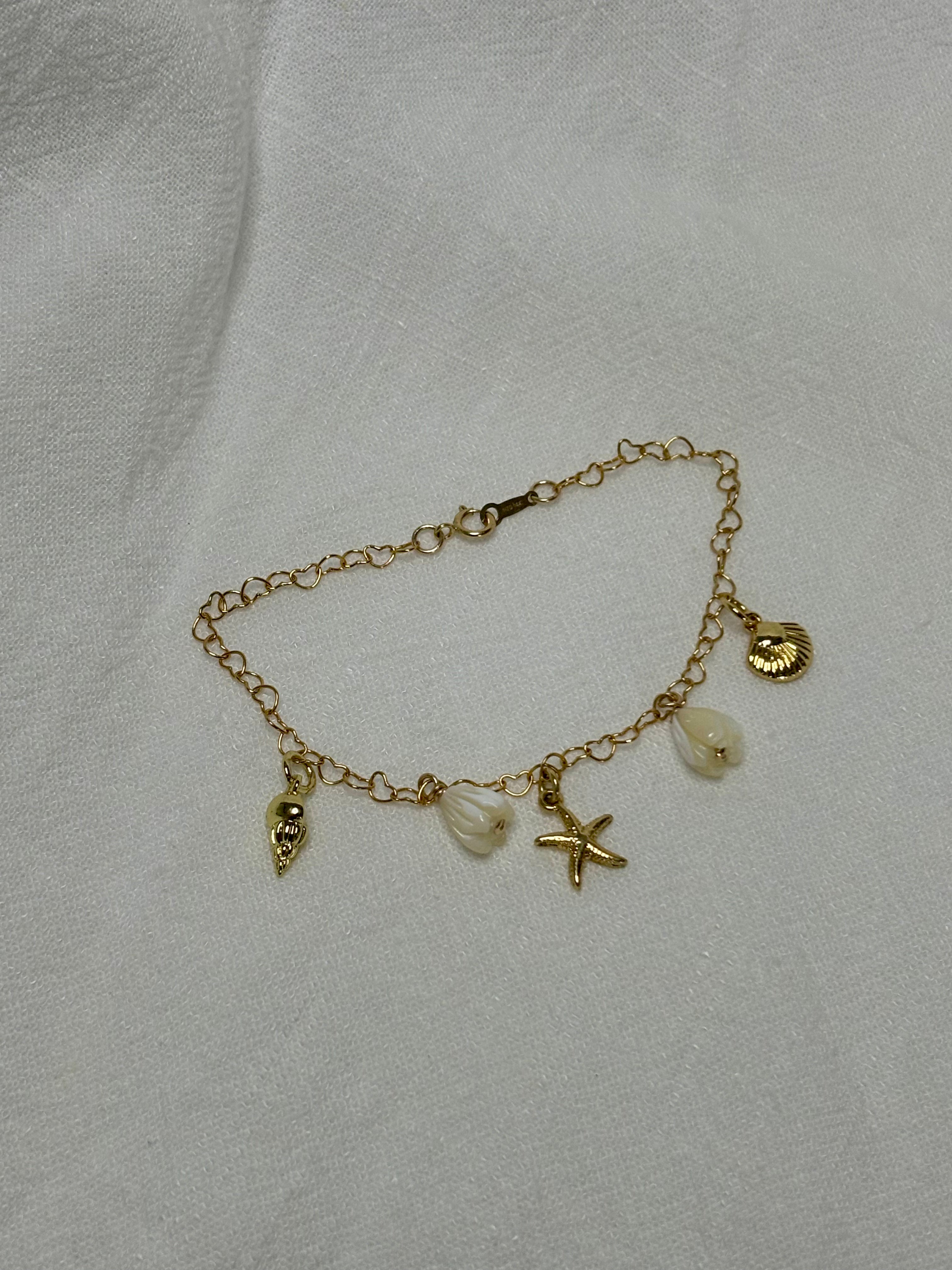 Gold Charm Bracelet