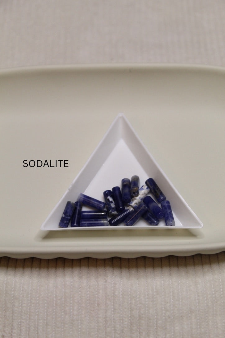 Stainless Steel Two Sided Gemstone & Pearl Stud Earrings