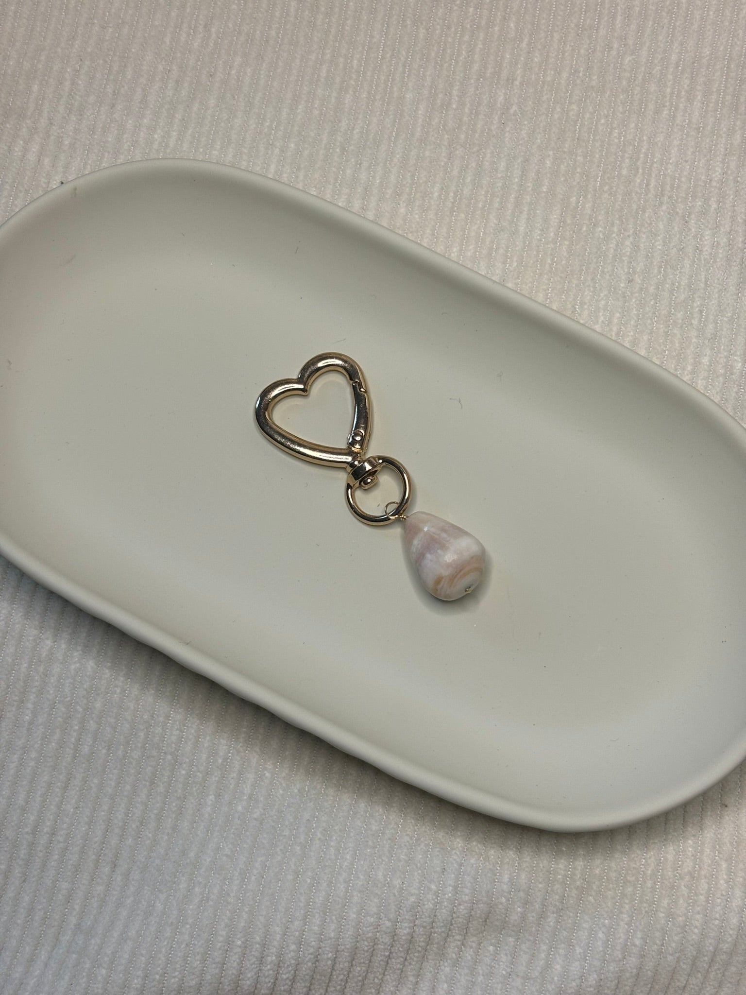 Gold Cone Shell Keychain