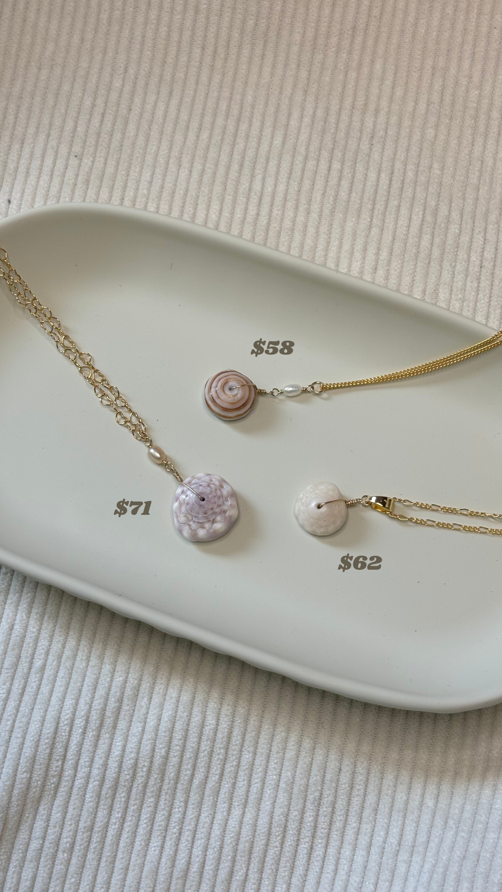 Gold-Filled Puka Shell Chain Necklace