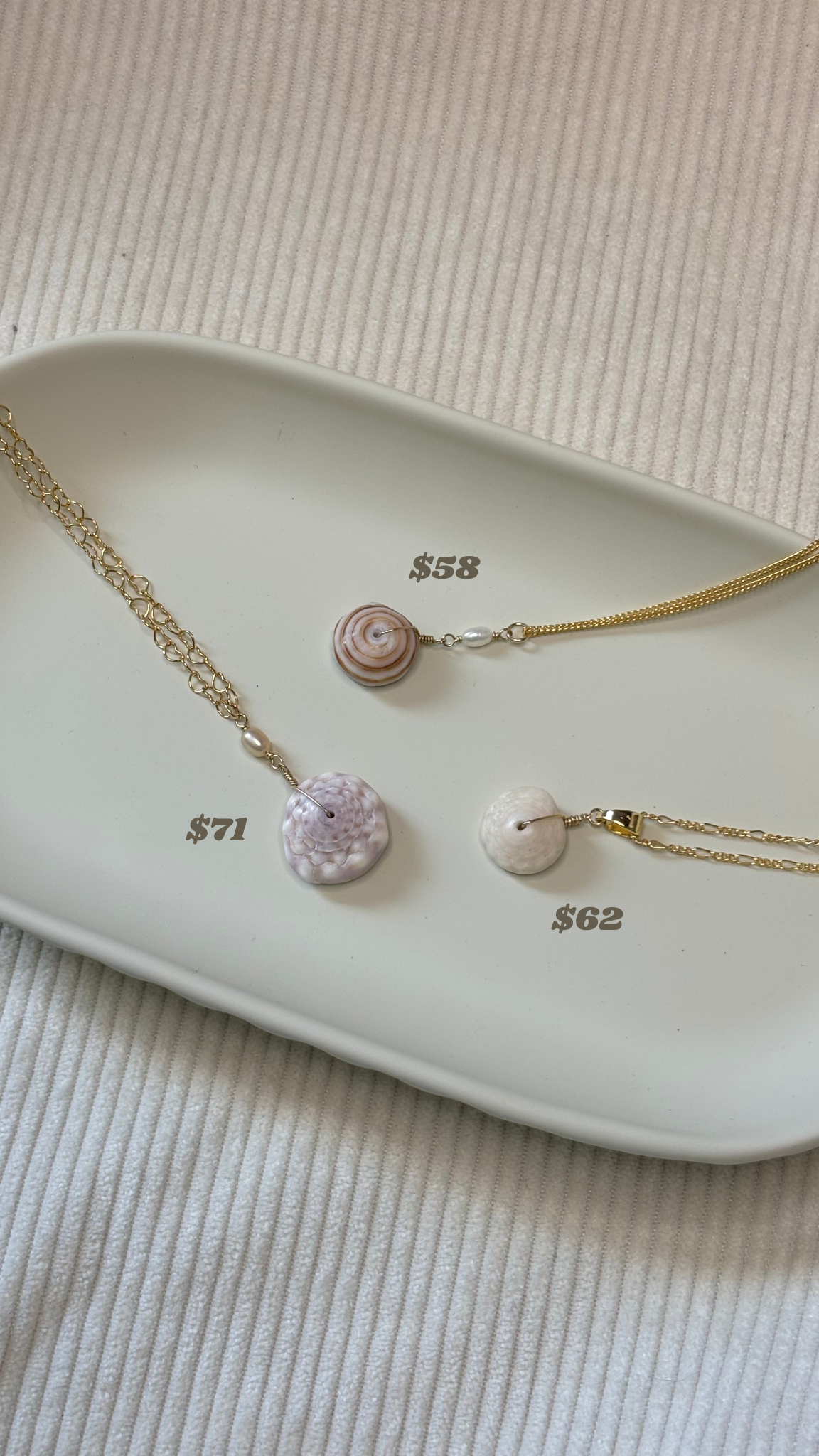 Gold-Filled Puka Shell Chain Necklace