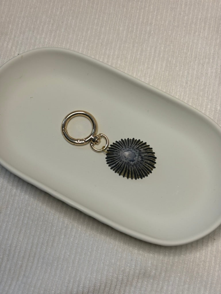 Gold Opihi Shell Keychain