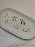 Gold-Filled Freshwater Pearl Huggie Hoop Earrings
