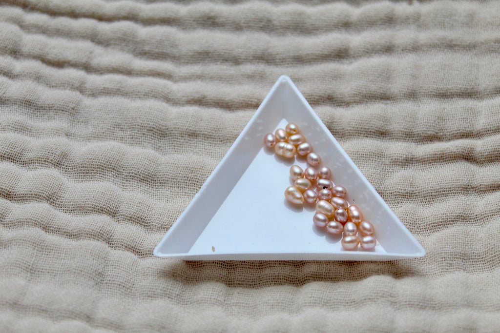 Gold Plated Pearl Link Chain Bracelet