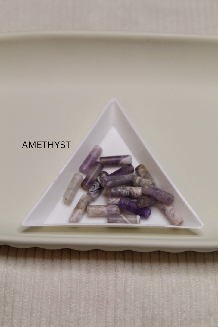 Stainless Steel Two Sided Gemstone & Pearl Stud Earrings