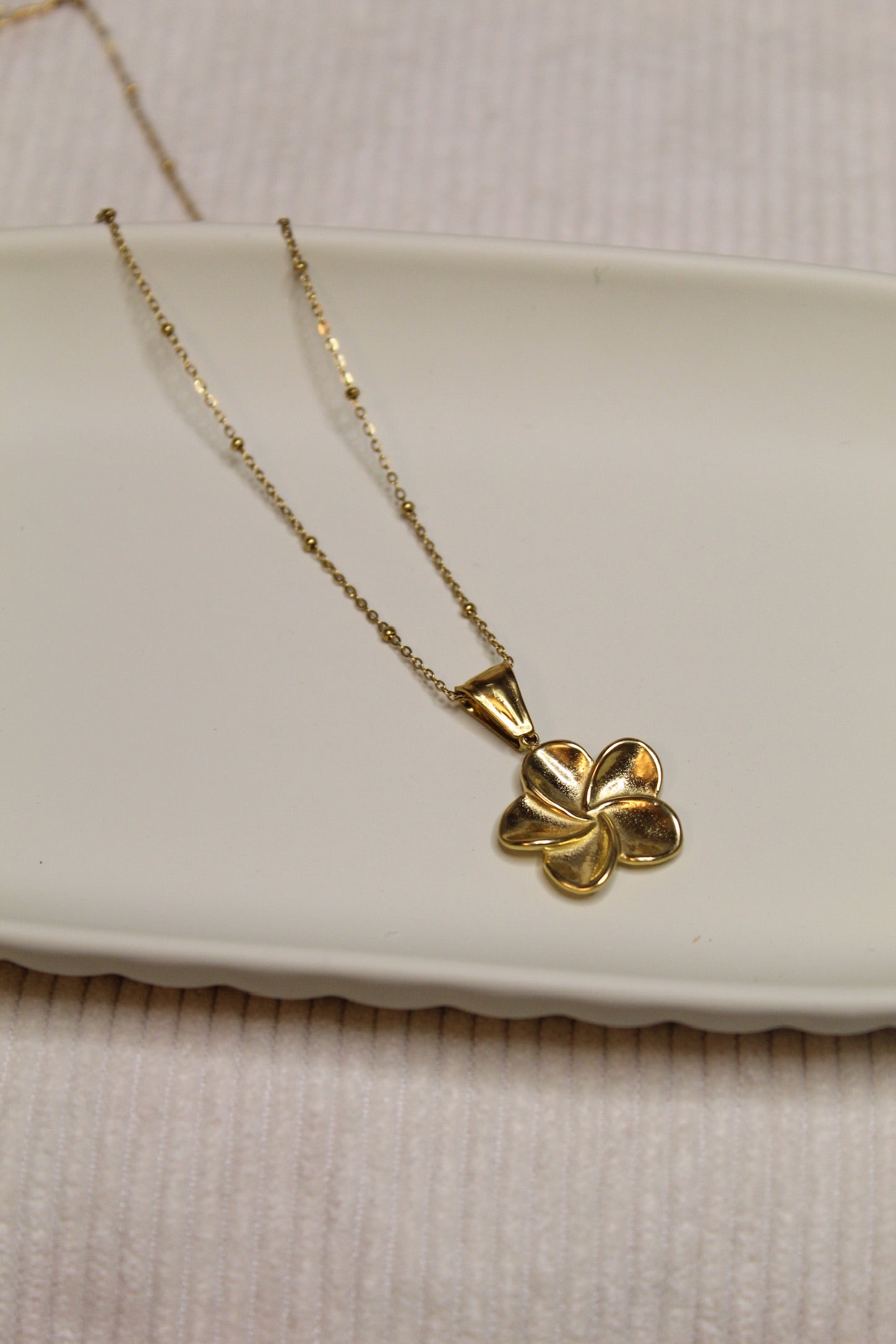 Gold Plated Pendant Necklace
