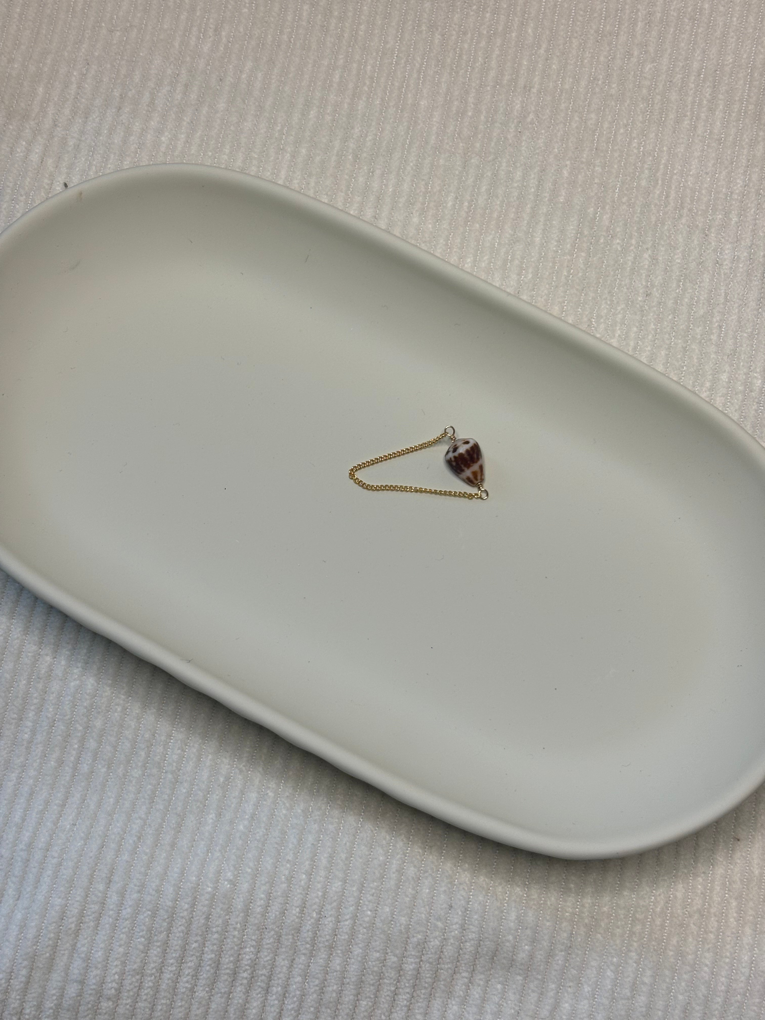 Gold-Filled Cone Shell Chain Ring
