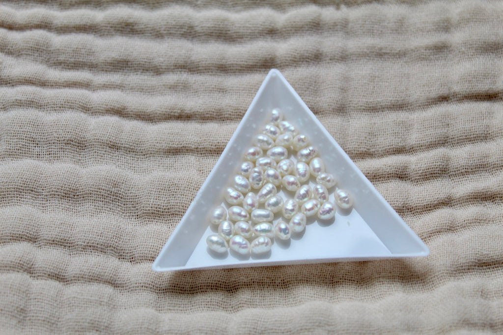 Gold Plated Pearl Link Chain Bracelet