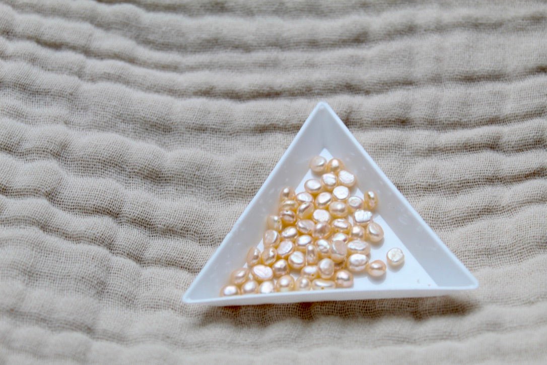 Gold Plated Triple Pearl Chain Necklace