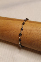 Plated Pearl Link Bracelet