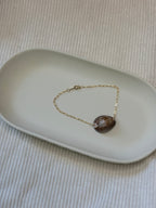 Gold-Filled Cowrie Shell Chain Bracelet