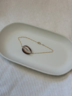 Gold-Filled Cowrie Shell Chain Bracelet