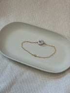 Gold-Filled Puka Shell Chain Bracelet