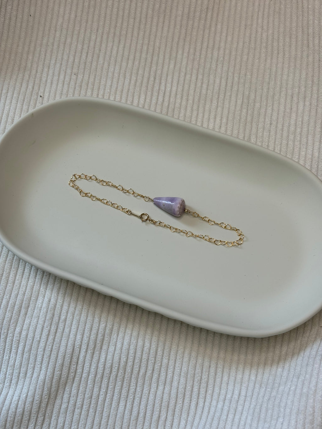 Gold-Filled Cone Shell Chain Bracelet