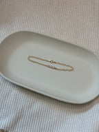 Gold-Filled Freshwater Pearl Chain Bracelet