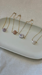 Gold-Filled Puka Shell Chain Bracelet