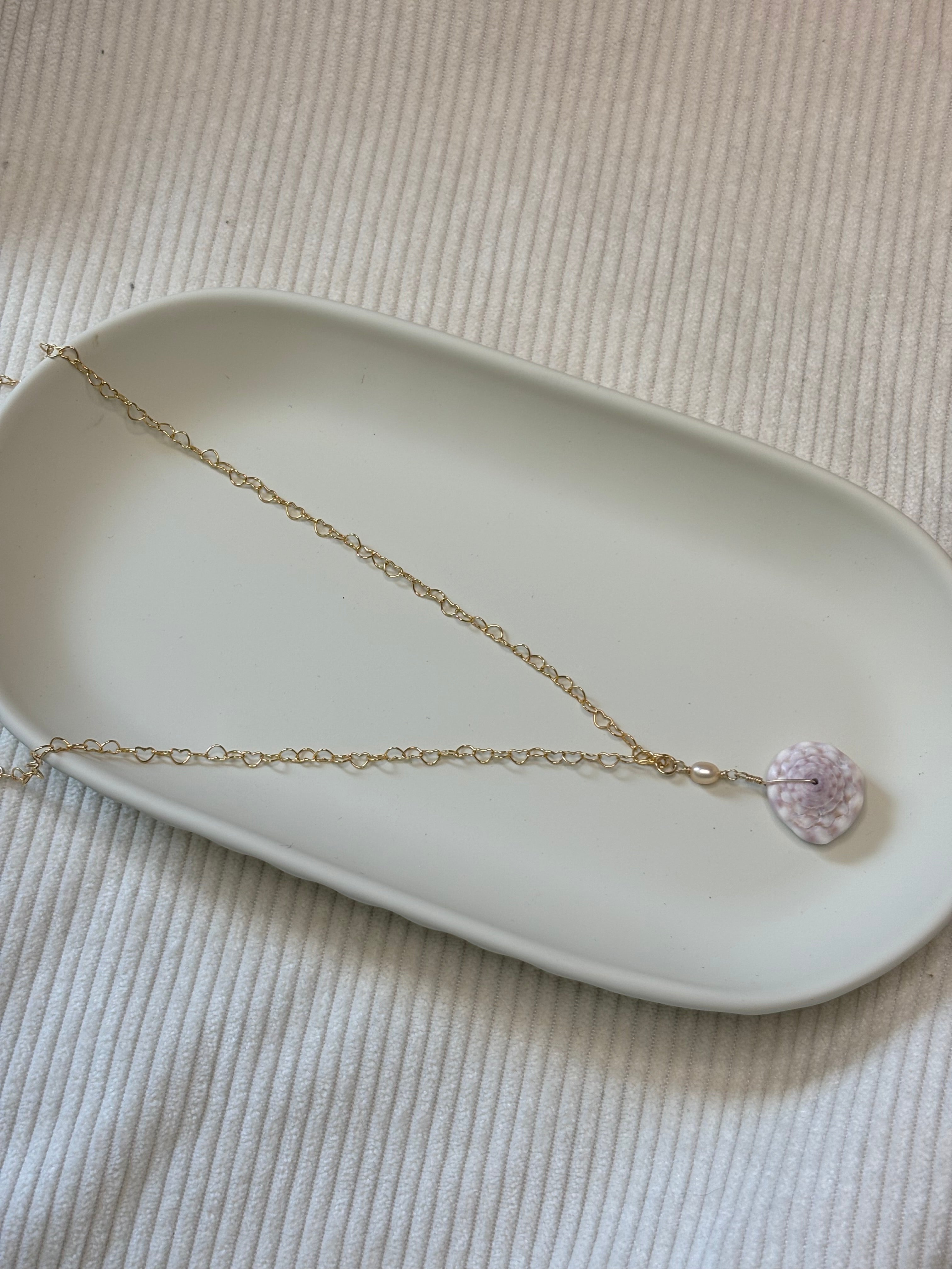 Gold-Filled Puka Shell Chain Necklace
