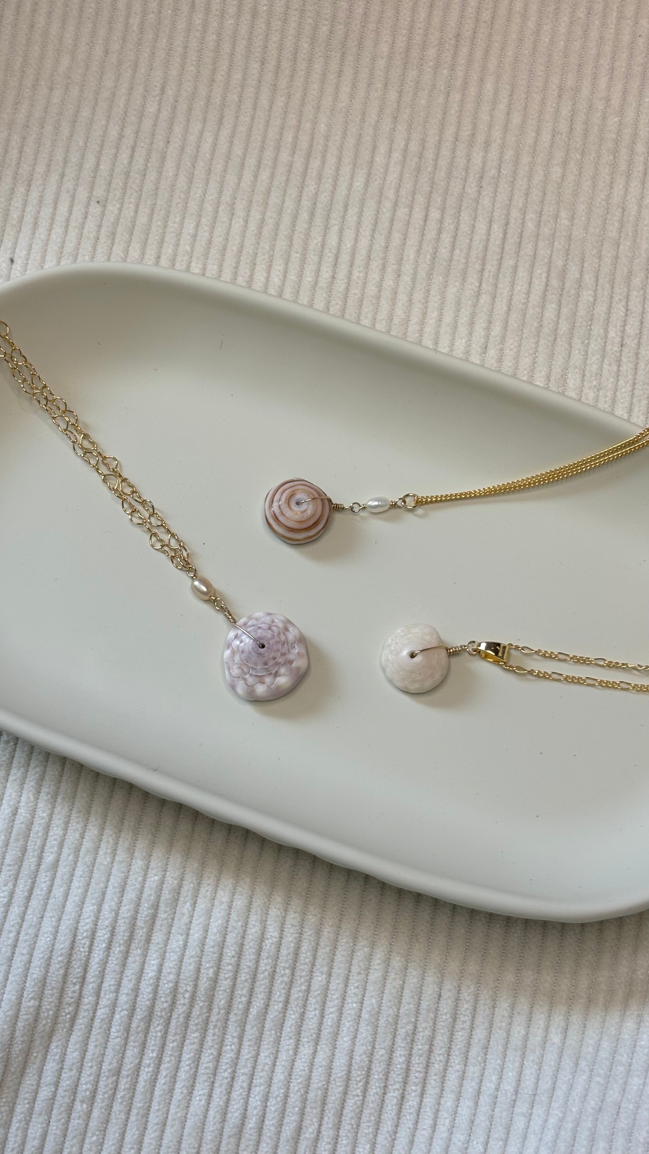 Gold-Filled Puka Shell Chain Necklace