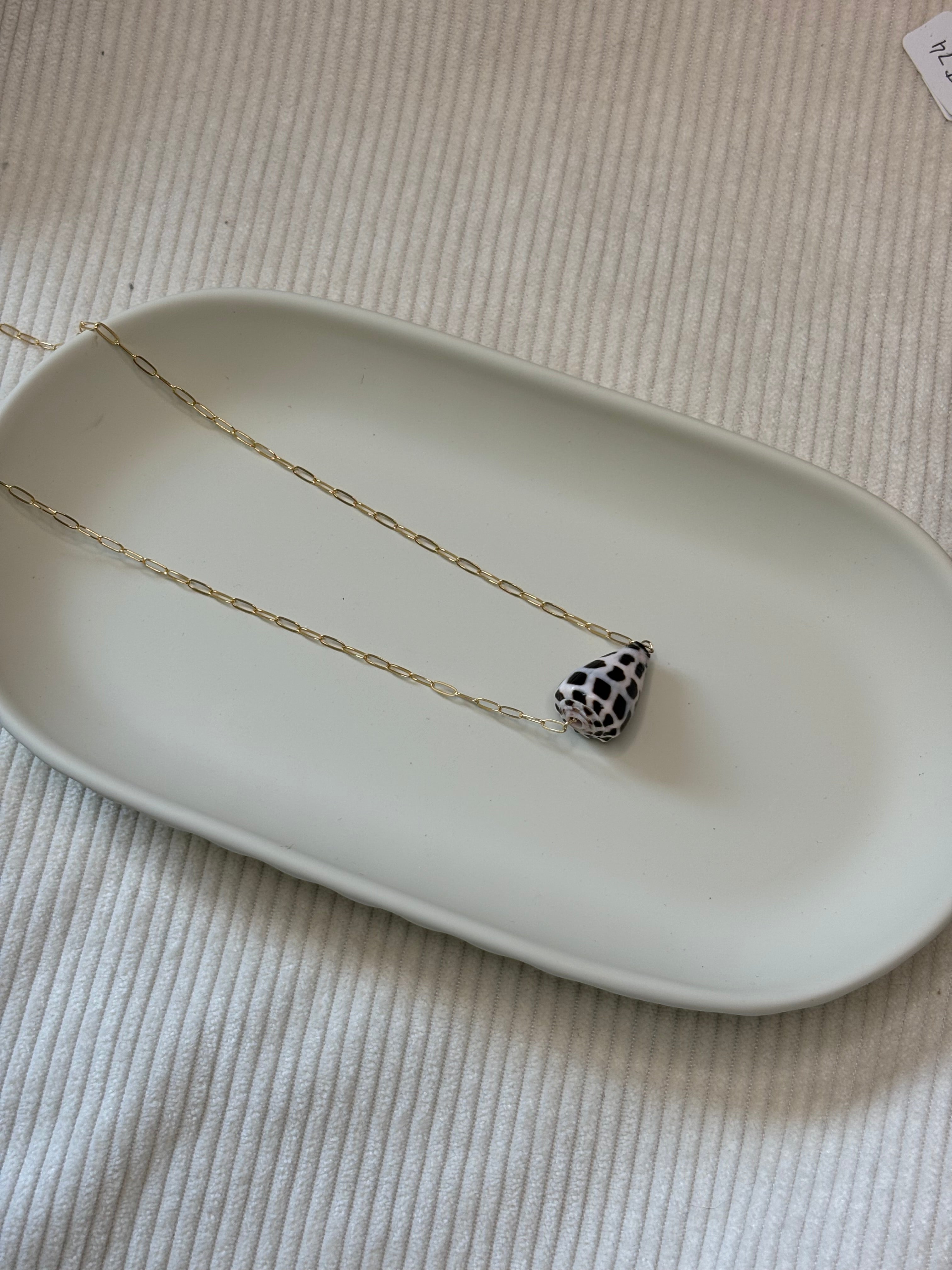 Gold-Filled Cone Shell Chain Necklace