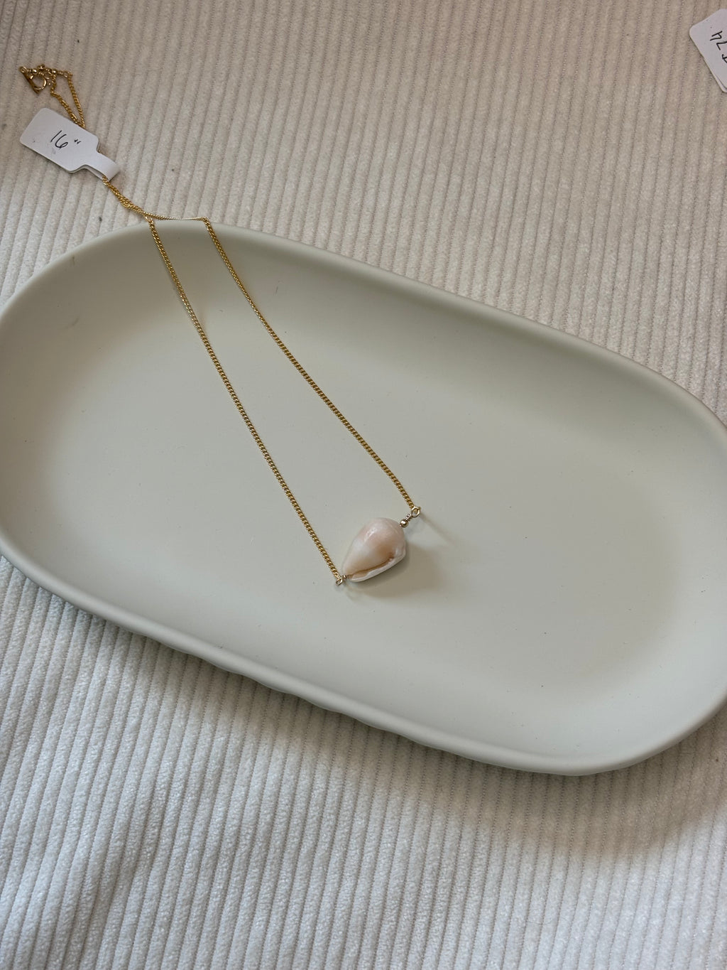 Gold-Filled Cone Shell Chain Necklace