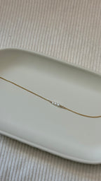 Gold-Filled Freshwater Pearl Chain Necklace
