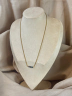 Gold-Plated Freshwater Pearl Curb Chain Necklace