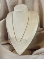 Gold-Plated Freshwater Pearl Curb Chain Necklace