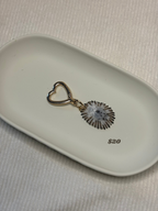 Gold Opihi Shell Keychain