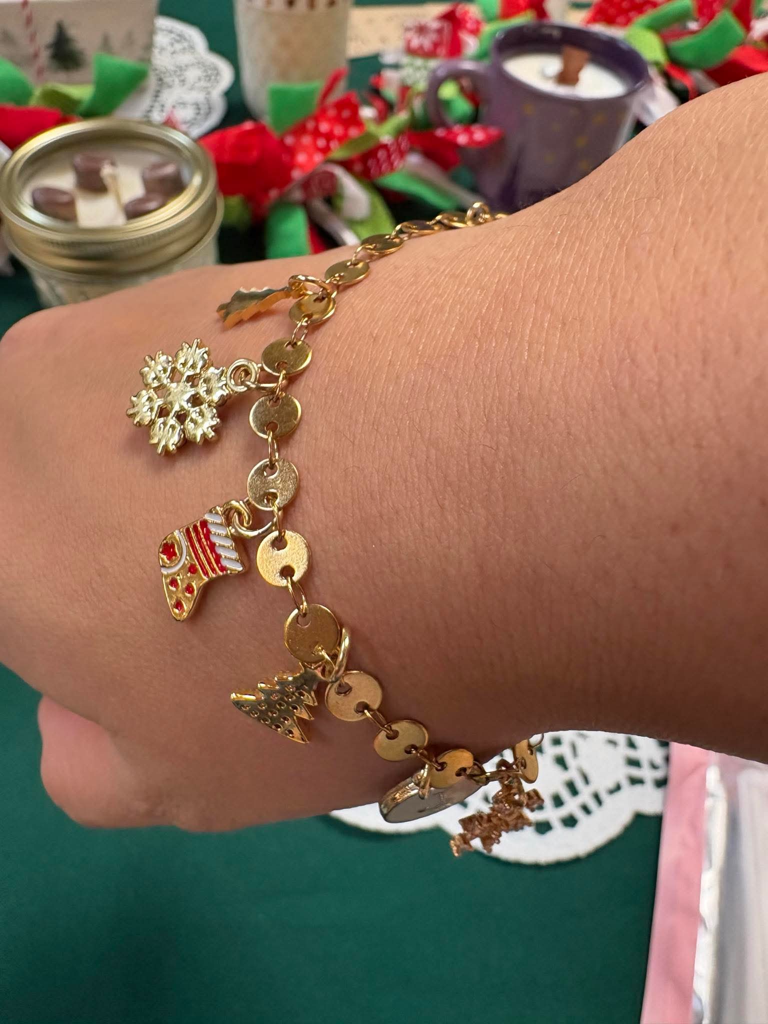 Gold Charm Bracelet